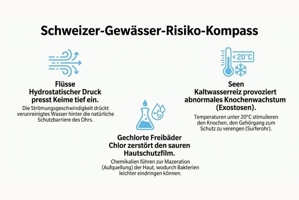 Schweizer-Gewässer-Risiko-Kompass in der Infografik